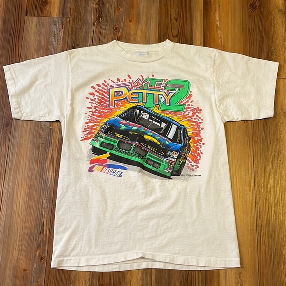 1994 Kyle Petty Shirt Large Nascar Vintage Single Stitch Tee T-shirt Car Racing - Picture 1 of 10